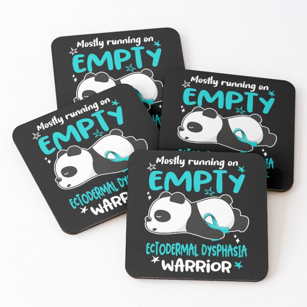 Item preview, Ectodermal Dysphasia Awareness - Mostly Running On Empty Ectodermal Dysphasia Warrior designed and sold by Hilten.