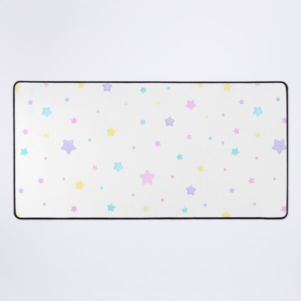 Vista previa del artículo con la obra «Estrellas pastel suaves (blanco)», diseñado y vendido por PrinceCandymoon.