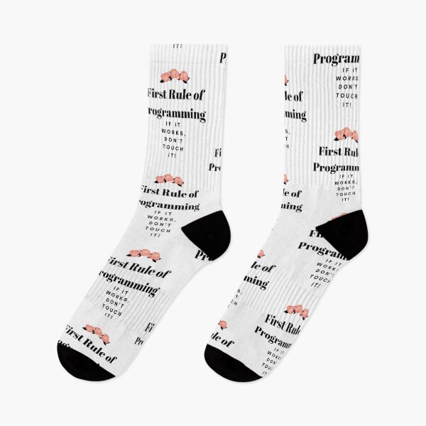 Item preview,   First Rule of Programming If it works, don't touch it! designed and sold by AMERZAGUE DESIGN.