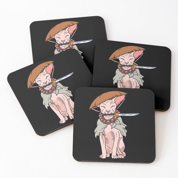 Item preview, Sphynx Cat Cats Samurai Ninja Japan designed and sold by jackienorfolkal.