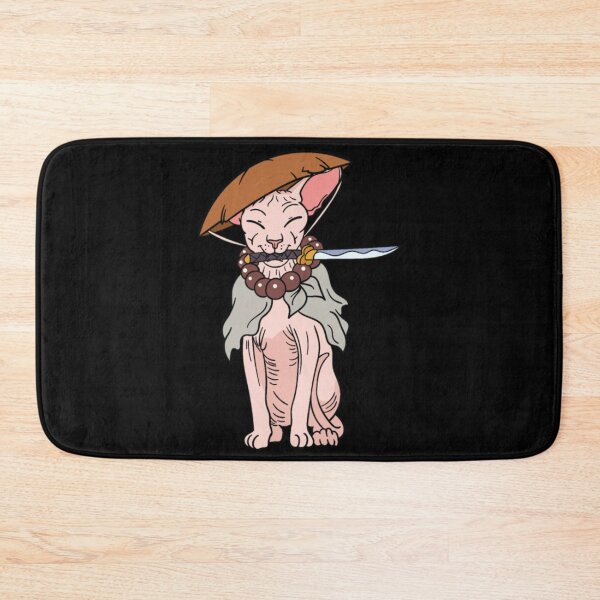 Item preview, Sphynx Cat Cats Samurai Ninja Japan designed and sold by jackienorfolkal.