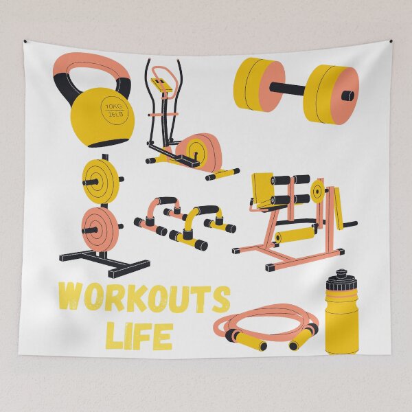 Item preview,  I Don't Believe in Magic I Believe in Workouts , Funny gym, workout, exercise designed and sold by Alexa5454.