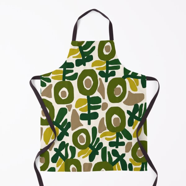 Item preview, Cute Modern Abstract Scandinavian Floral Pattern in Gradient Green designed and sold by Deutschic.