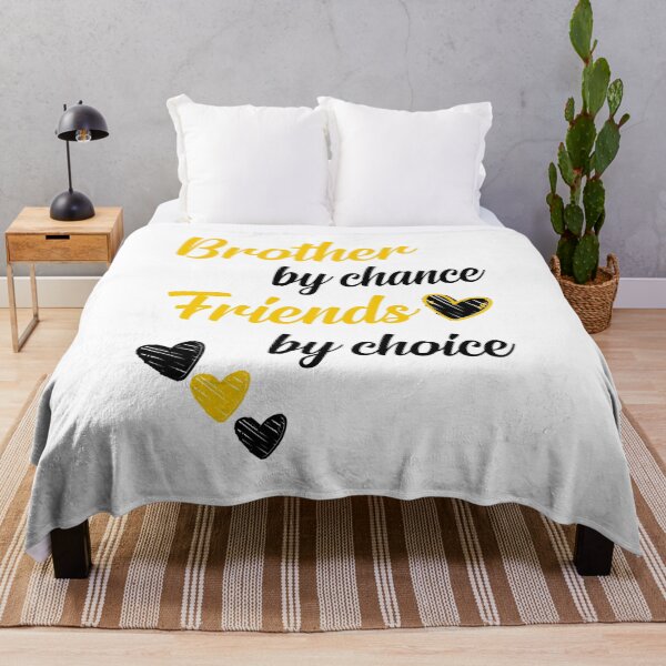 Item preview, Brother by chance, friends by choice - national sibling day designed and sold by Haitam771.