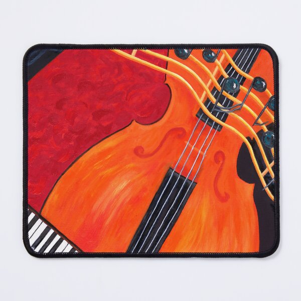 Item preview, Music Lovers Art. Keyboard, cello, bass, floating notes designed and sold by KarenZuk.