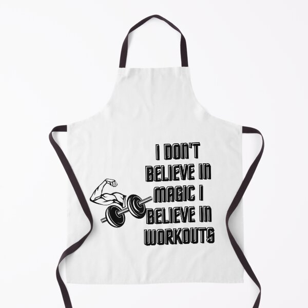 Item preview,  I Don't Believe in Magic I Believe in Workouts , Funny gym, workout, exercise designed and sold by Alexa5454.