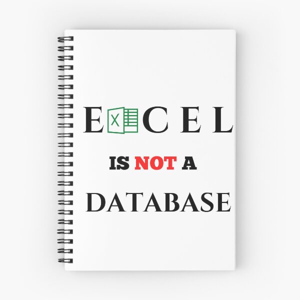 Item preview, Excel is Not a Database designed and sold by MDARTSY.