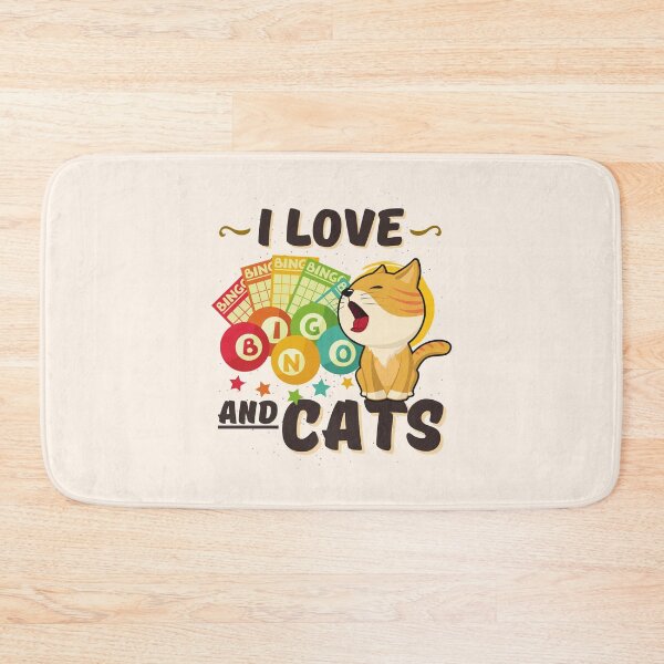 Item preview, Cat Lover I Love Bingo And Cats Gambling Bingo Player Bingo Lovers  designed and sold by SweetbeStore.