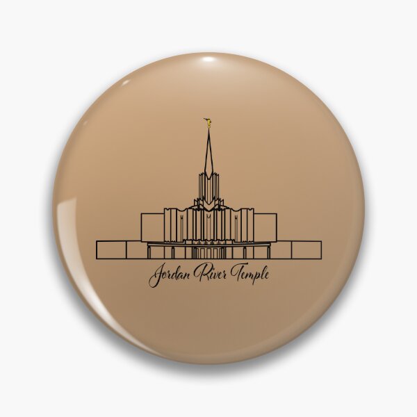 Item preview, Jordan River Utah Temple with words designed and sold by Redneck Designs.