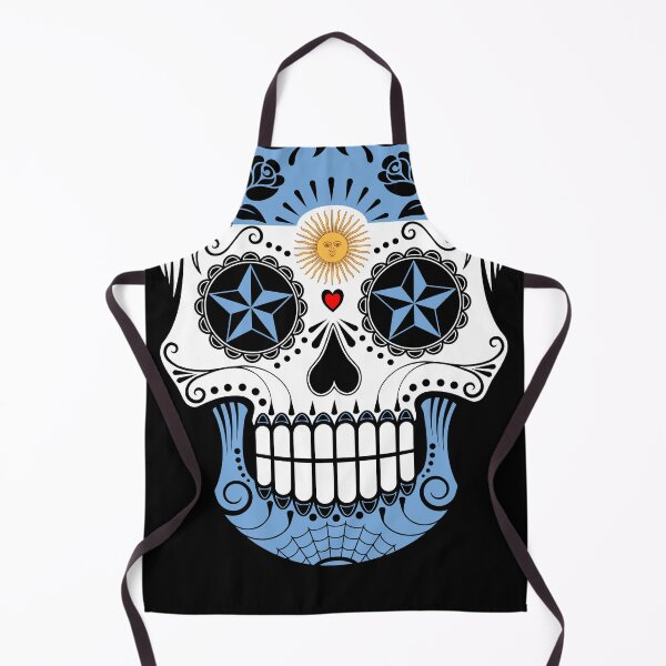 Item preview, Sugar Skull with Roses and Flag of Argentina designed and sold by JeffBartels.