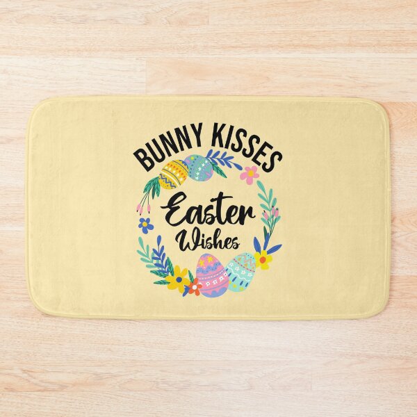 Item preview, Bunny Kisses and Easter Wishes, Easter Eggs Postcards and stickers Gift for Mom and Dad, Spring Celebration Quotes designed and sold by Eddyed.