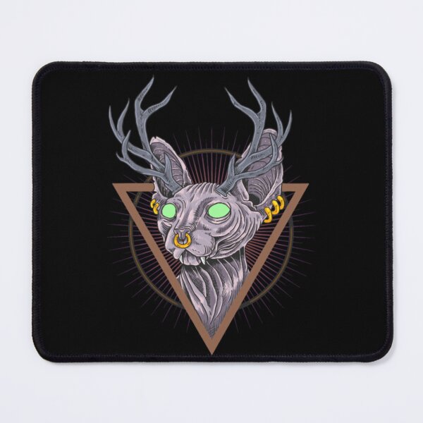 Item preview, Cat sphynx antlers hunting forests designed and sold by jackienorfolkal.