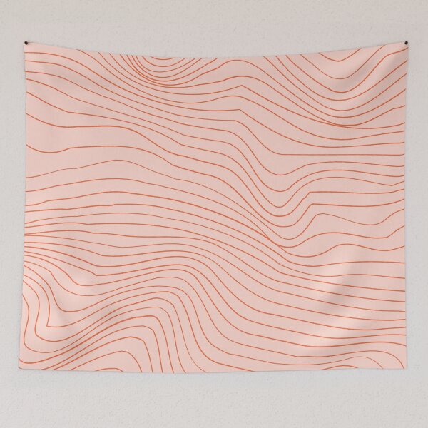 Item preview, Pink and red multiple stripes pattern designed and sold by Thegentleshop.
