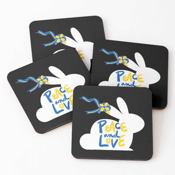 Item preview, Peace and love ukrainian bunny designed and sold by euphoriashop4.