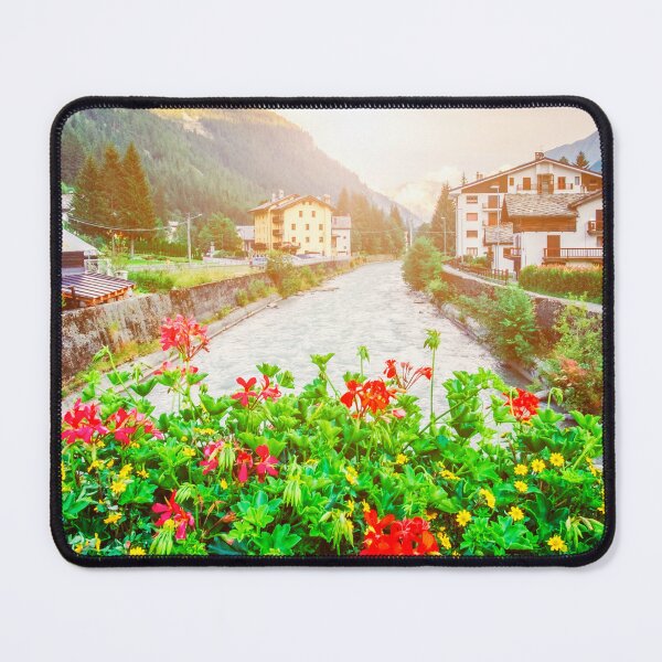 Item preview, Canal in Alpine town designed and sold by hardscuffle.