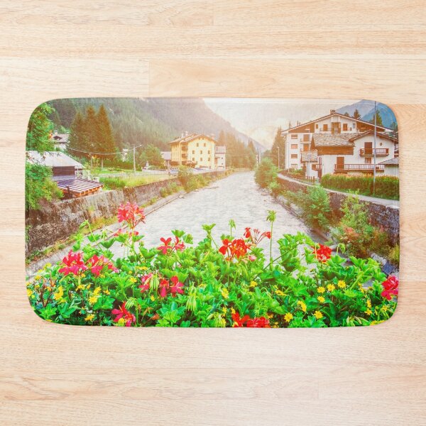 Item preview, Canal in Alpine town designed and sold by hardscuffle.