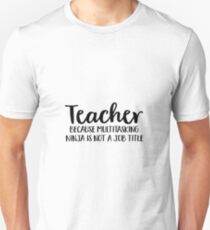Teacher Slim Fit T-Shirt