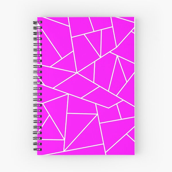 Item preview, Ultimate Magenta White Mosaic Lines designed and sold by rewstudio.