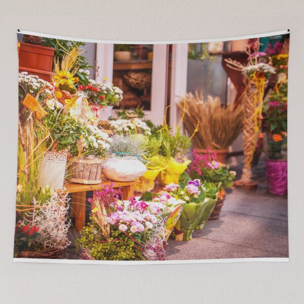 Item preview, Darling village flower shop designed and sold by hardscuffle.