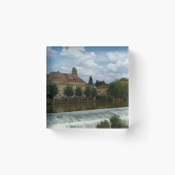 Item preview, Old houses near river designed and sold by hardscuffle.