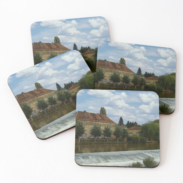 Item preview, Old houses near river designed and sold by hardscuffle.