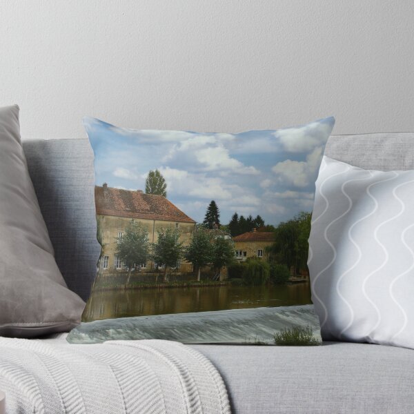 Item preview, Old houses near river designed and sold by hardscuffle.