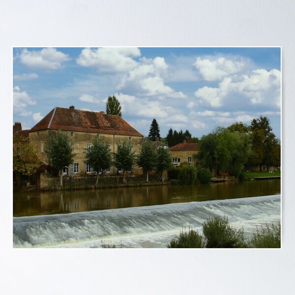 Item preview, Old houses near river designed and sold by hardscuffle.