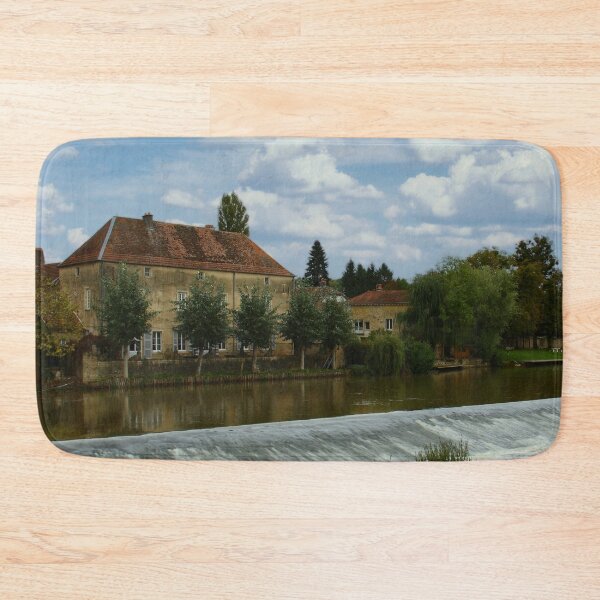 Item preview, Old houses near river designed and sold by hardscuffle.