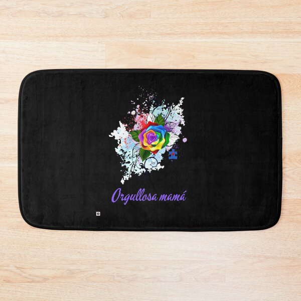 Item preview, Consciencia sobre el autismo~ diseño de rosa arcoíris y Mama orgullosa designed and sold by ForscarlettPub.