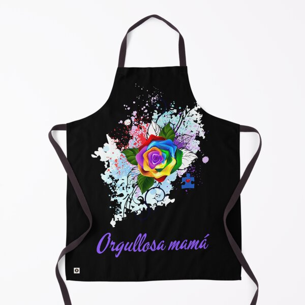 Item preview,  Consciencia sobre el autismo~ diseño de rosa arcoíris y Mama orgullosa designed and sold by ForscarlettPub.