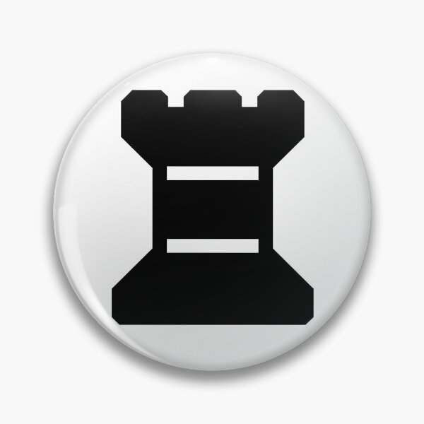 Artikelvorschau, Schachfigur Black Rook Chess Club Rook Black Chess Castle entworfen und verkauft von Minnesnowta.