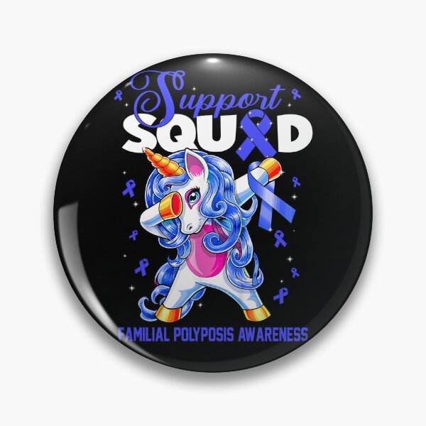 Item preview, Cute Unicorn Support Squad Familial Polyposis Awareness Men Women Kid designed and sold by tenjun16.