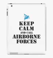 KEEP CALM AND CALL AIRBORNE FORCES iPad Case/Skin