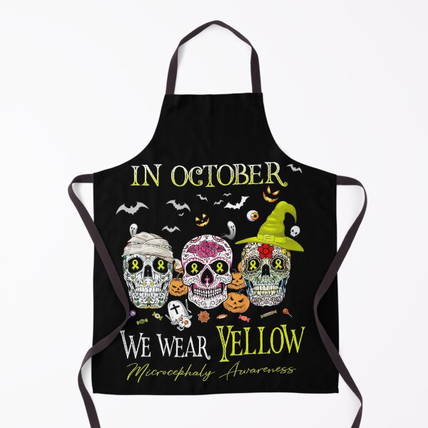 Item preview, In October We Wear Yellow Microcephaly Awareness designed and sold by Sabfit.