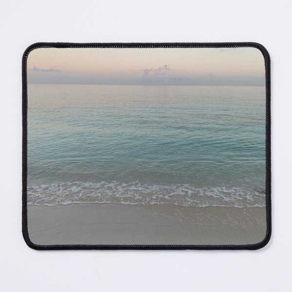 Item preview, Calm Blue Clear Tropical Beach Caribbean at sunset designed and sold by MarzStudio.