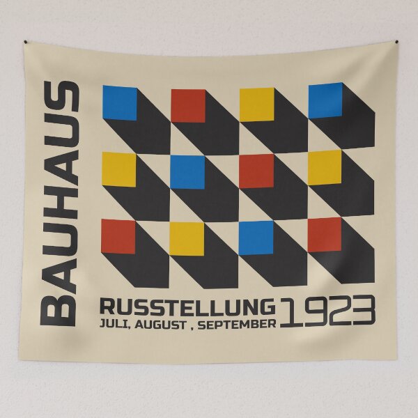 Item preview, Bauhaus - Retro / Art Deco architecture discipline from Berlin, Germany - Available in posters, etc - Multicolored  designed and sold by ArcFoundationCo.