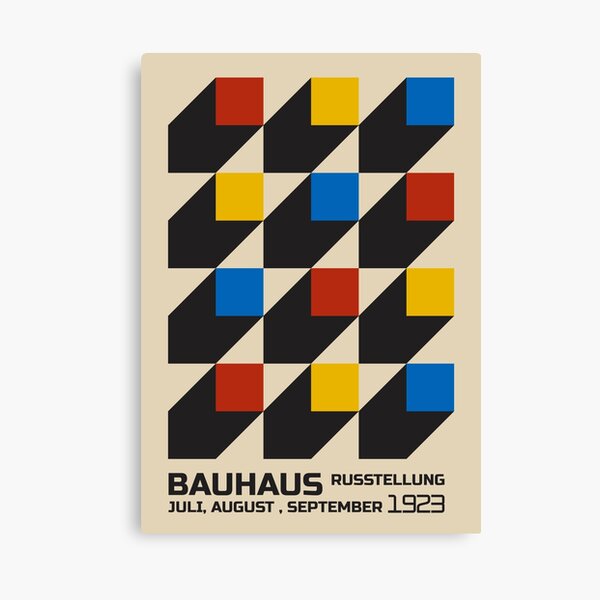Item preview, Bauhaus - Retro / Art Deco architecture discipline from Berlin, Germany - Available in posters, etc - Multicolored  designed and sold by ArcFoundationCo.