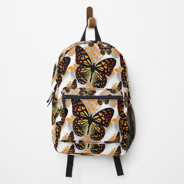 Item preview, White / Orange / Fire Color Native Butterfly Design designed and sold by JMWCD.