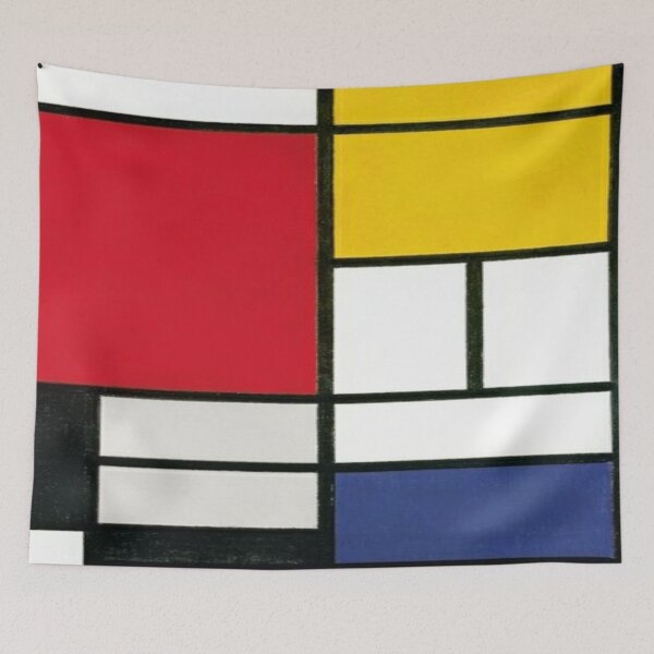 Item preview, piet mondrian - Composition with Red, Blue, Yellow, and Black designed and sold by Olivia-One.