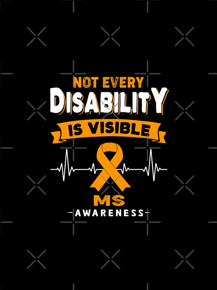 Thumbnail 4 of 4, iPhone Case, MS Awareness - Not Every Disability Is Visible designed and sold by RidnerStore.