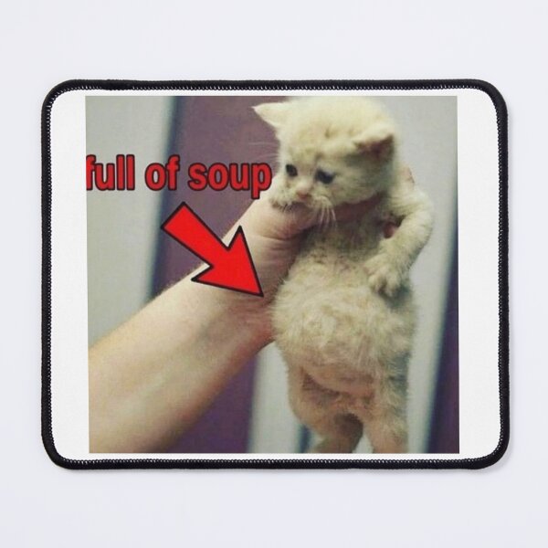Item preview, Full of Soup Cat designed and sold by freakydutchkid.