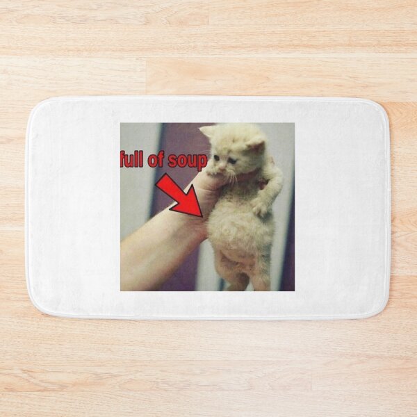 Item preview, Full of Soup Cat designed and sold by freakydutchkid.
