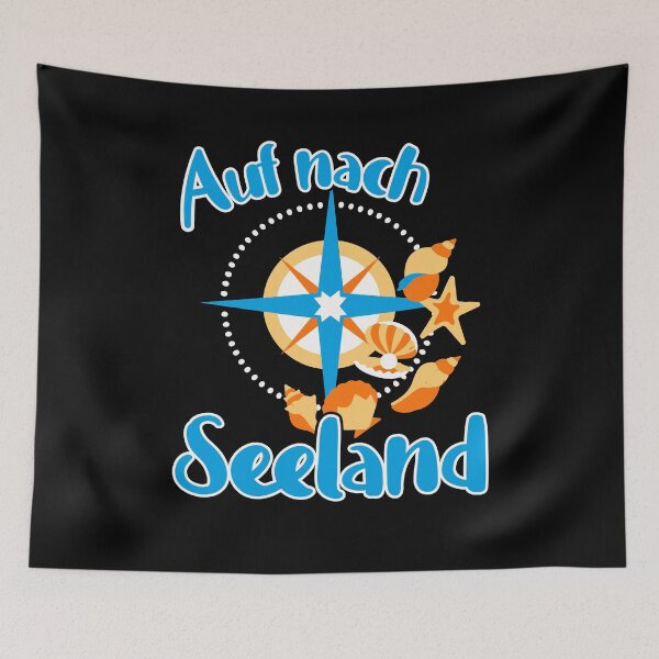Item preview, Seeland Baltic Sea island vacation with shells on the beach designed and sold by Denis Rösler.