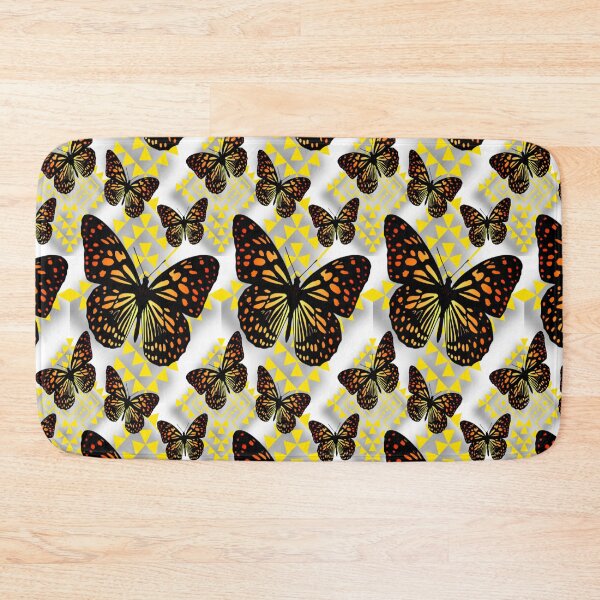 Item preview, White /Golden Yellow / Fire Color  Native Butterfly Design  designed and sold by JMWCD.