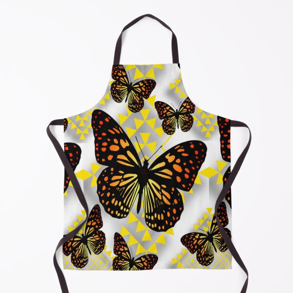 Item preview, White /Golden Yellow / Fire Color Native Butterfly Design designed and sold by JMWCD.
