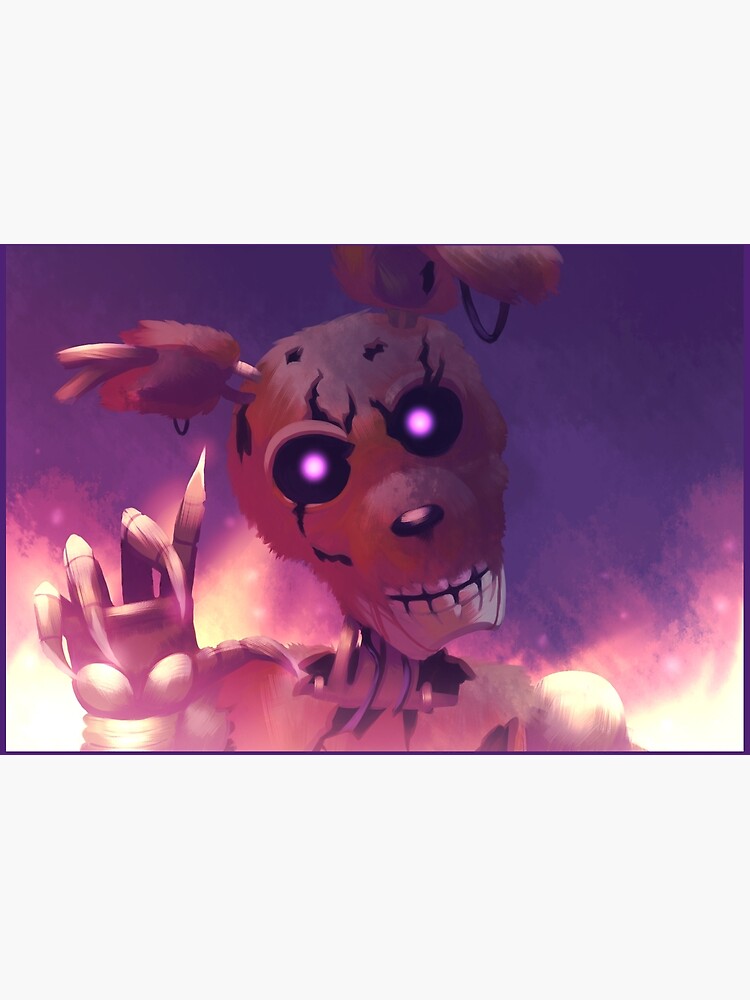 Burntrap / Springtrap / FNAF Mask for Sale by theHoodedNeku