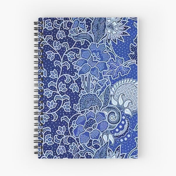 Item preview, Blue Flower Batik designed and sold by Margarita Luckey.