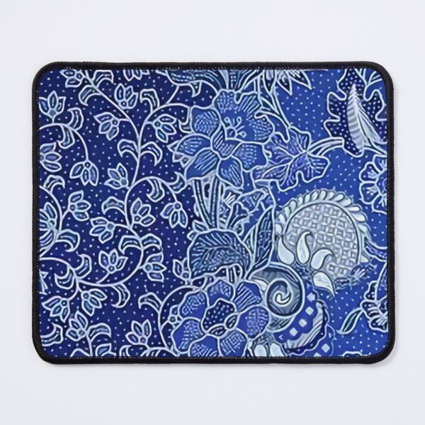 Item preview, Blue Flower Batik designed and sold by Margarita Luckey.