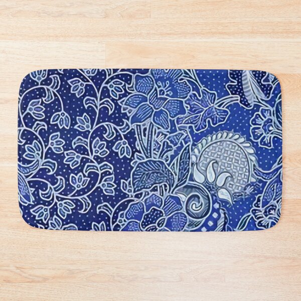 Item preview, Blue Flower Batik designed and sold by Margarita Luckey.