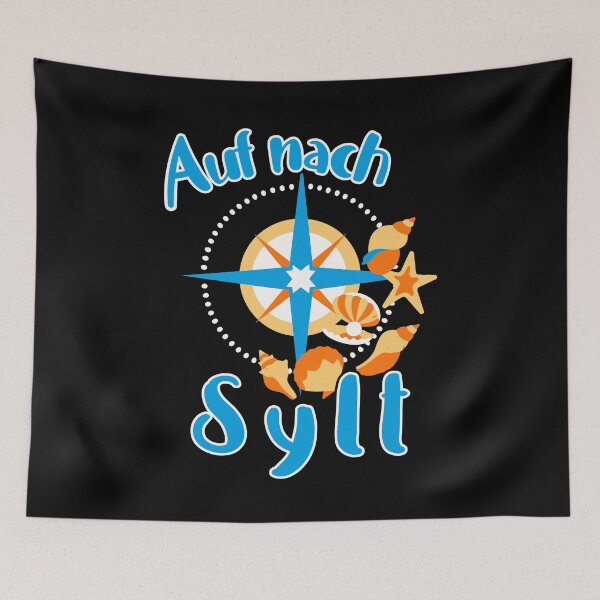 Item preview, Sylt holiday North Sea island with shells on the beach designed and sold by Denis Rösler.